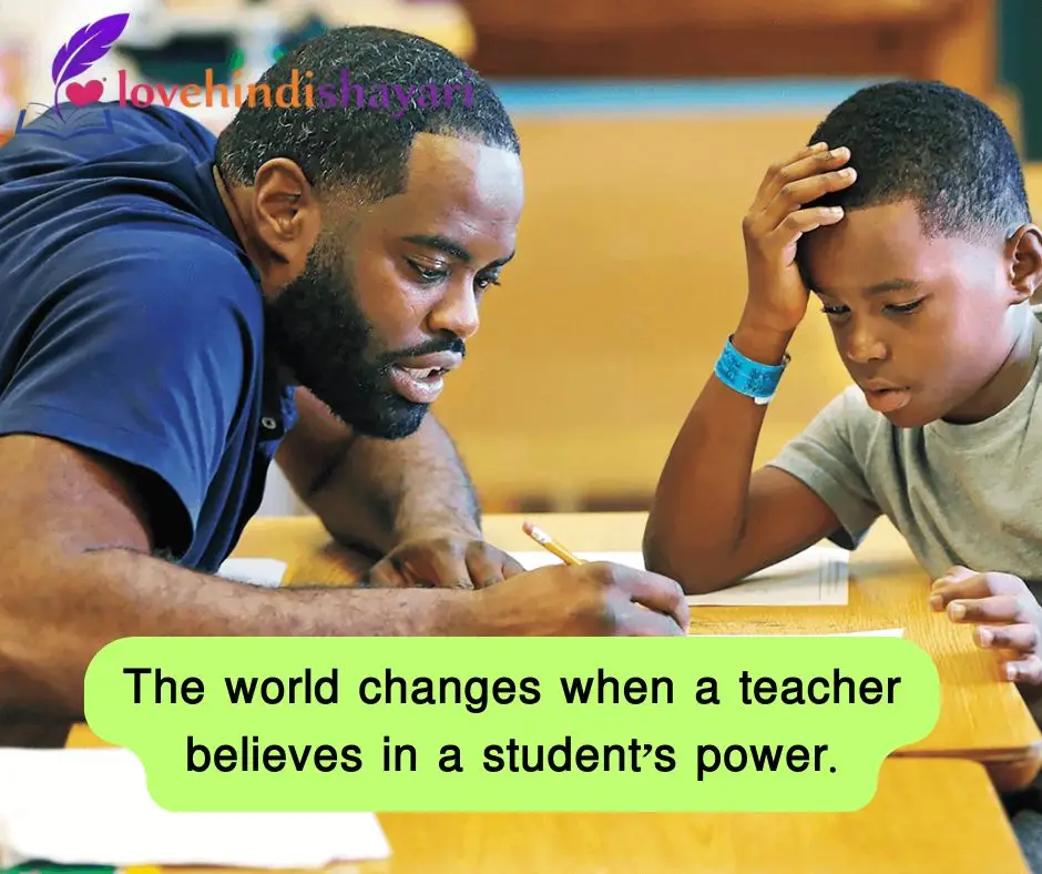 Teachers Day Shayari in English