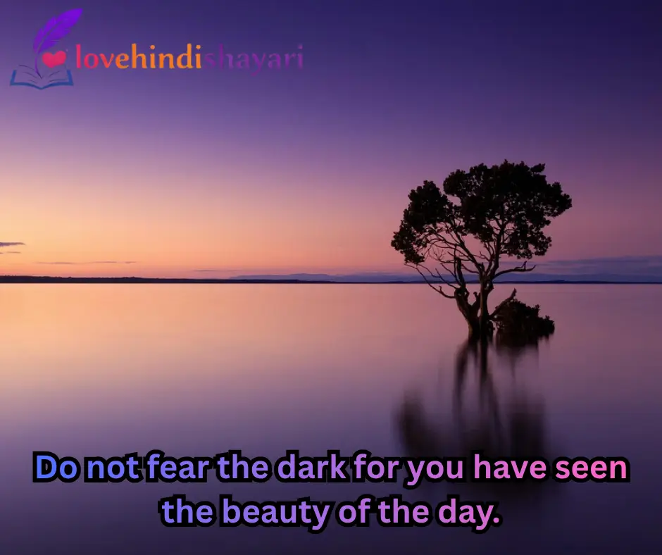 Sunset Shayari in English 